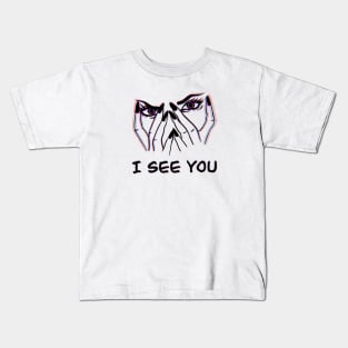 I see you, grunge aesthetic, acid eyes Kids T-Shirt